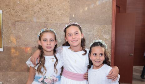  Elena Martínez, Alika Torres e Inés García.