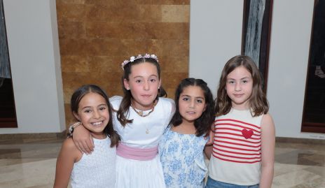  Mariel Martínez, Alika Torres, Natalia Briseño y Sofía Coulon.