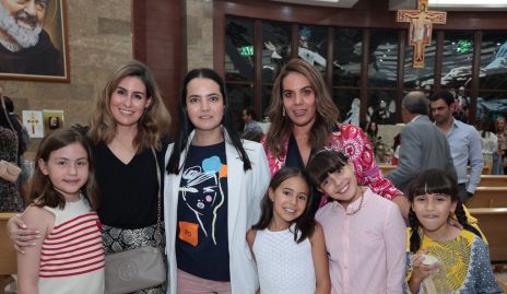  Sofía Coulon, Andrea Fernández, Mariana Meade, Rocío Acevedo, Mariel Martínez, Ana Romo y Renata Cordero.