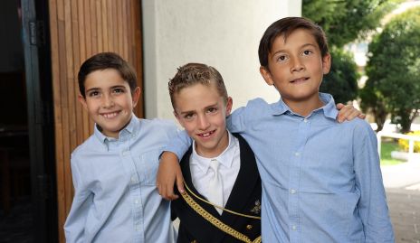  Patricio Suárez, Joaquín Meade y José Pablo.