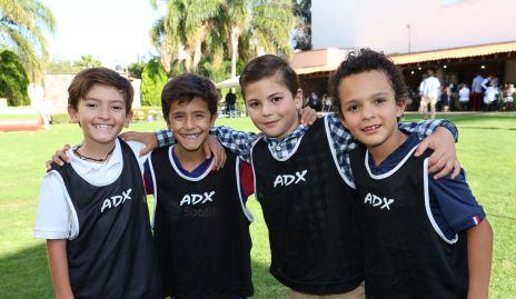  Cristóbal Artolózaga, Santiago, Jorge Matuk y Julián de la Rosa.