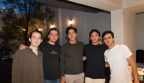  Diego Bedolla, Humberto Morones, José Miguel Aguilar, Pablo Jiménez y Rafael Aguilar.