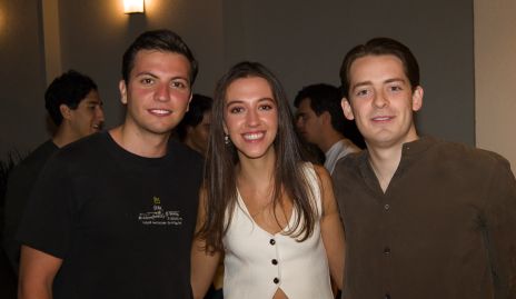  Humberto Morones, Mónica Michel y Diego Bedolla.