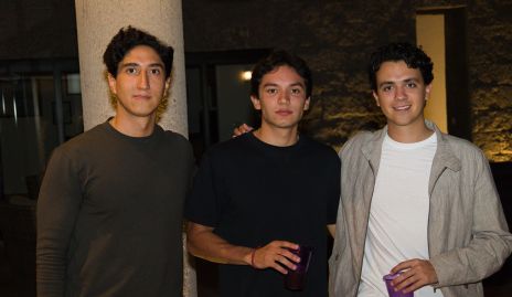  José Miguel Aguilar, Pablo Jiménez y Santiago Pérez.