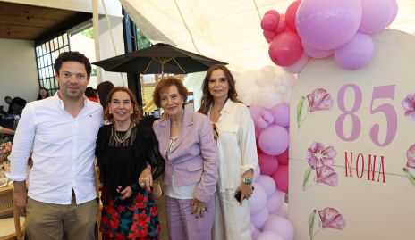  Luis Morán, Bicha Berrones, Nona Berrones y Fernanda Lozano.