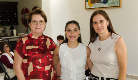  Mercedes Franco, Sofía Padilla y  Griselda Reynoso.