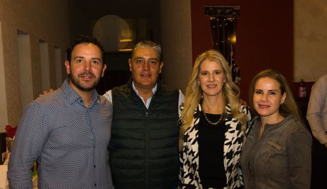 Ricardo Berrones, David Cortés, Lizet Montejano y Michelle Baeza.
