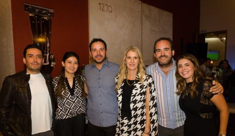  Guillermo Torres, Mariana Ishima, Ricardo Berrones, Lizet Montejano, Fernando Castañedo y Jessica Ferretiz.