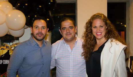  Ricardo Berrones, Eduardo Gouyonnet y Elisa Vilet.