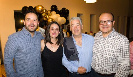  Ricardo Berrones, Marifer del Castillo, Paulo Galán y Víctor Lomelí.