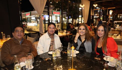  Juan López, José Longoria, Lety de Longoria y Roxana Robledo.