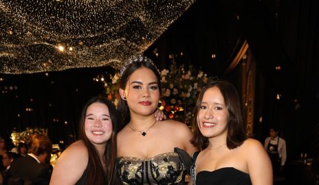  Valeria Vega, Ayari Malillany Yusseff y Pamela Acebedo.