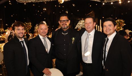  Gerardo Sánchez, Galván, Alejandro Yusseff, Luis Fernando Lozano y Miguel Ángel Rivera.