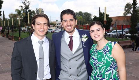  Diego Padilla, Guillermo Acosta de los Santos y Ana María Meade.