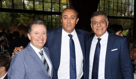  Juan Carlos Reyes, Eduardo Cerda y Mario Lara.