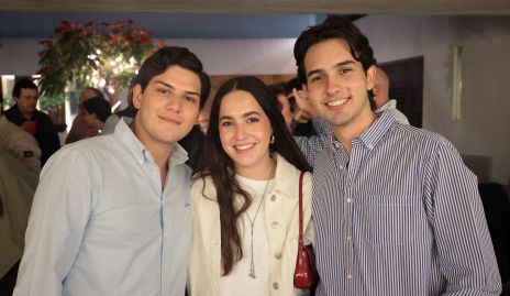  Rodrigo Rubio, Sofía González y Diego González.
