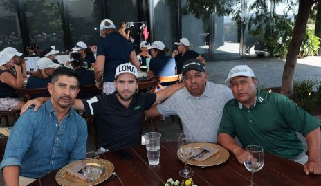  Israel García, Rodrigo Garza, Bernabé Miralrío y Francisco Rojas.