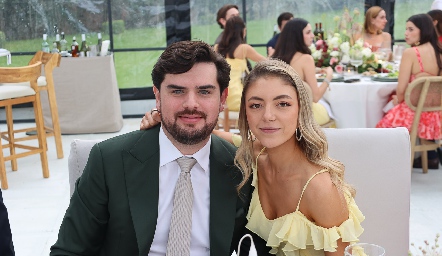  Julio Martínez y Denisse Terrazas. 