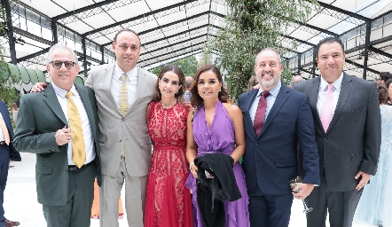 Miguel Torres, Paco Torres, Maripepa Muriel, Lorena Torres, Daniel Carreras y Roberto Silva.