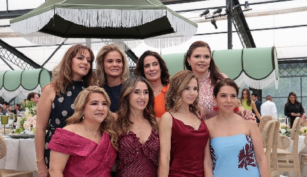  Claudia Altamirano, Marcela Benavente, Ana Paula Gutiérrez, Ceci Ponce, Carmenchu, Liz Stevens, Sigrid Werge y Daniela Calderón.