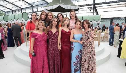  Ceci Hernández, Claudia Altamirano, Marcela Benavente, Ana Paula Gutiérrez, Ceci Ponce, Carmenchu, Liz Stevens, Sigrid Werge, Daniela Calderón y Vero Malo.