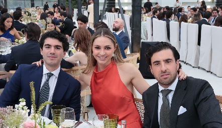  Héctor Mahbub, Alexandra Alessi y Alejandro Navarro.