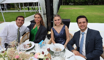 Patricio Williams, Francesca Hinojosa, Mónica Tijerina y Rodrigo Díaz de León.