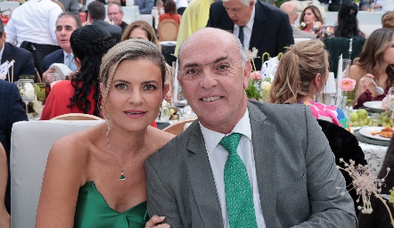  Francine Coulón y Carlos Hinojosa.
