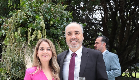 Daniela Serment y Alejandro Navarro.