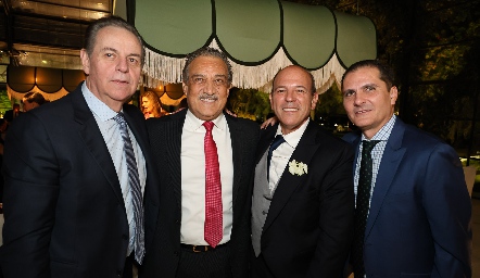  Miguel Valladares, Jaime Torres, Roberto y Felipe Salazar.