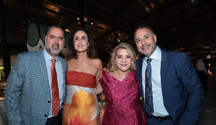  Chema de la Vega, Verónica Zepeda, Carmenchu y Jaime Delsol.