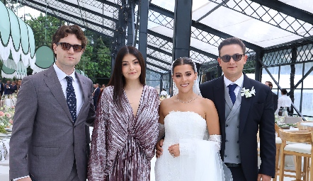  Andrés Enríquez, María José Baeza, Car y Pepe.