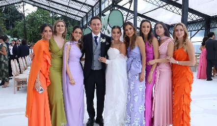 Paola Dávila, Camila Fernández, Oly Abud, Pepe, Car, Claudia Rodríguez, María Cueli, Analú Díaz y Faustina Villarreal.
