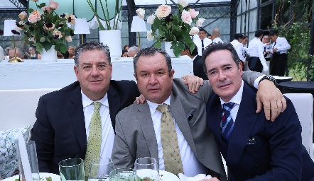  Jacobo Payán, Humberto Abaroa y Manuel Lozano.