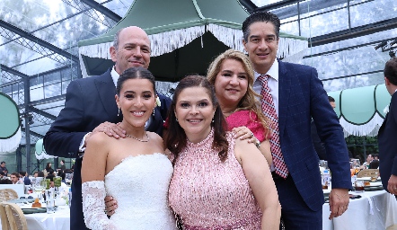  Roberto, Car, Ceci Ponce, Carmenchu y César Ramos.