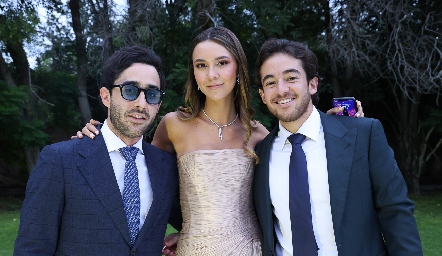  Fernando Voy, Majo Fernández y Guillermo Baeza.