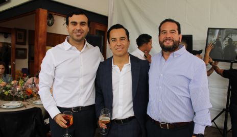  Eduardo Rodríguez, Luis de la Rosay Pablo Guerra.