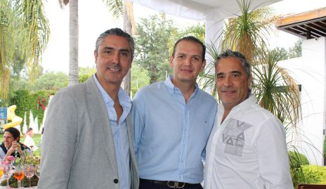  Jorge Cortés, Mauricio Ruiz y Juan Antonio Reverte.