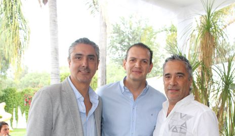  Jorge Cortés, Mauricio Ruiz y Juan Antonio Reverte.