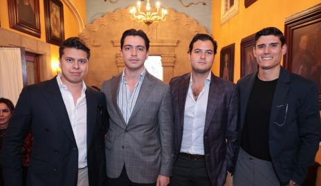  Luis Mario Medrano, Oscar Corral, Álvaro Madero y Luis Terrazas.