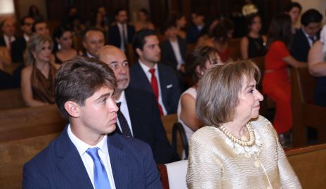  Daniel Dávalos y Luz María de Rubín de Celis, sobrino y mamá del novio.