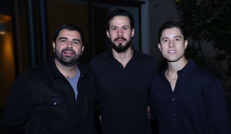  Jorge Loza, Alejandro Navarro y Santiago Sánchez.