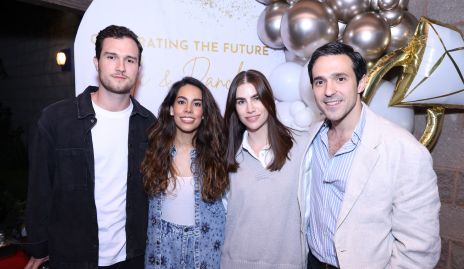  Pancho Loza, Alejandra Martínez, Fernanda Loza y Camilo Gómez.