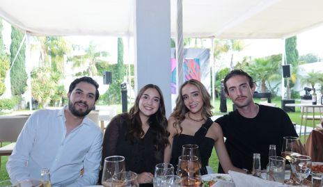  Ernesto López, Marijó Duque, Ana Paula Sánchez y Marco Ciuffardi.