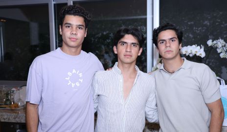  Mauricio Vega, Jesús Conde y Sebastián Leos.