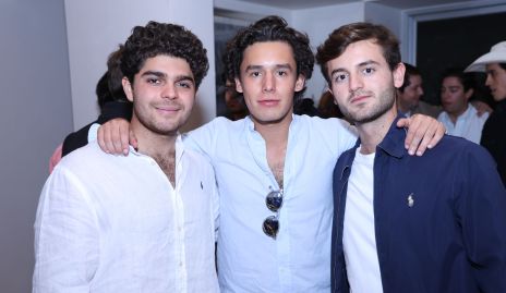  César Morales, Juan Pablo Ruiz y Patricio Sarquis.