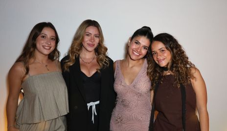  Alexa Pérez, Claudia Segoviano, Ana Sofía Santoyo y Mafus Castillo.