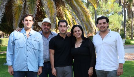  Manuel Ascanio, Jaime Ascanio, Juan Pablo Ascanio, Marcela de la Maza y Jaime Ascanio.