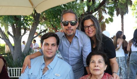 Manuel Ascanio, Gustavo Ascanio, Lucía Rizzato y Tere de Ascanio.