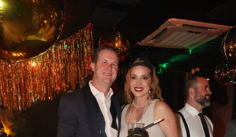  Javier García y Ashley Cronemeyer.